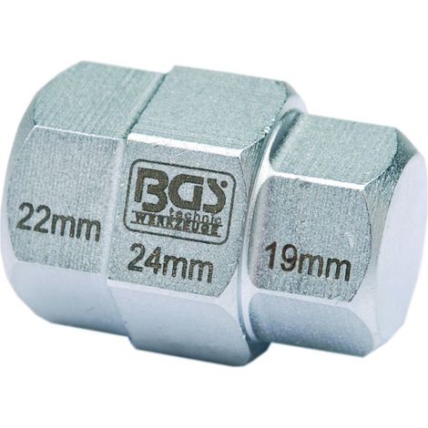 INSERTO MULTIMPRONTA ESAGONALE BRUGOLA 19 22 24 PER RUOTA MOTO INSERTI BGS 5059