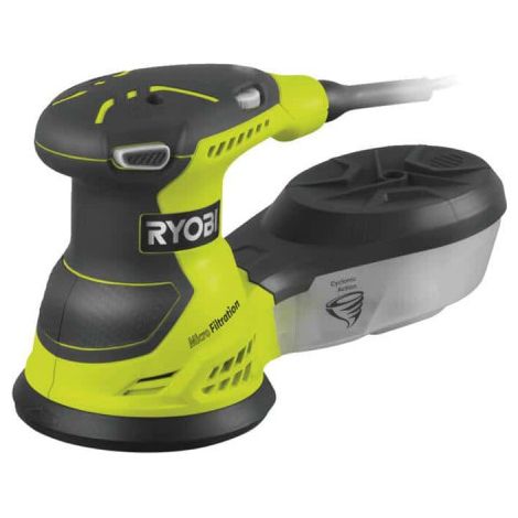RYOBI Ponceuse excentrique électrique - ROS310-SA20 - 310W - 125mm - sac de transport (1/3)