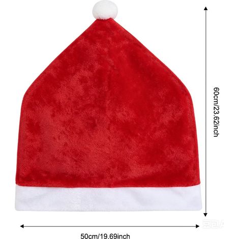 Weihnachtsdekorationen, Weihnachtsstuhlhussen, Plüschstuhlhussen, Weihnachtstischdekorationen, Partyhockerhussen