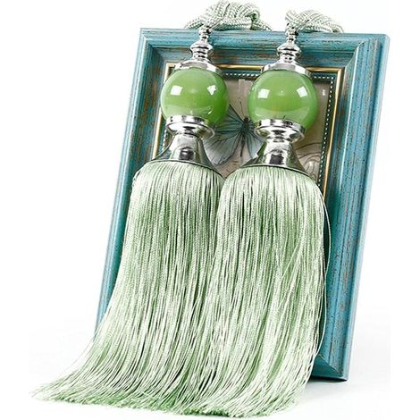 Embrasses de Rideaux, Pinces à Rideaux, Corde, Boucle de Rideau, Accessoires décoratifs for Rideaux (Color : 6 Pcs)