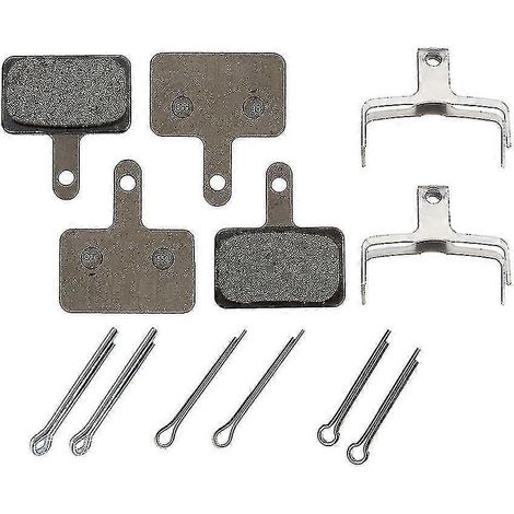 Deux jeux de plaquettes de frein à disque, B01, adaptés aux BR-T675, BR-T615, BR-C501 et BR-M575.