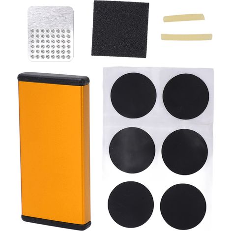 Kit de Réparation Pneu Vélo sans Colle, pour VTT et Route, Urgence et Voyage (1/5)