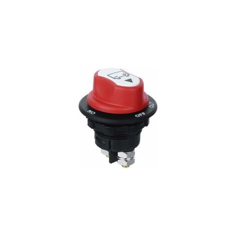 Sélecteur de batterie de voiture S-giant, Max DC 50 V, 50 A, DC 75 A, sélecteur de batterie de voiture miniature (50 A) (prise 100 A, 50 A avec câble électrique 8 AWG) (1/2)