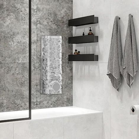 Applique murale salle de bain LED 50cm – 12W IP44 étanche – Lumière blanche froide 5500K – Rotation 180° – Aluminium noir moderne (1/3)