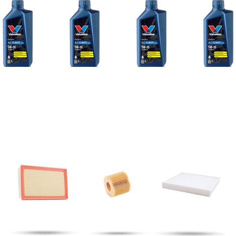 Kit tagliando 3 FILTRI e 4L OLIO compatibile con Toyota Camry VII 2.5i 16v 118kw dal 2012 (1/5)
