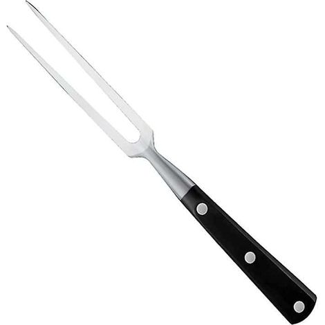 Fourchette à découper lourde en acier inoxydable, pique à viande pour barbecue, idéale pour fixer et déplacer, fourches à volaille et dinde. (1/5)