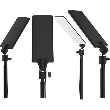 Lampe de camping étanche avec tête de berceau rotative alimentée par USB, trépied télescopique réglable, lampes de travail pour spectacle vidéo en direct, prise de photos, photographie de maquillage (1/5)