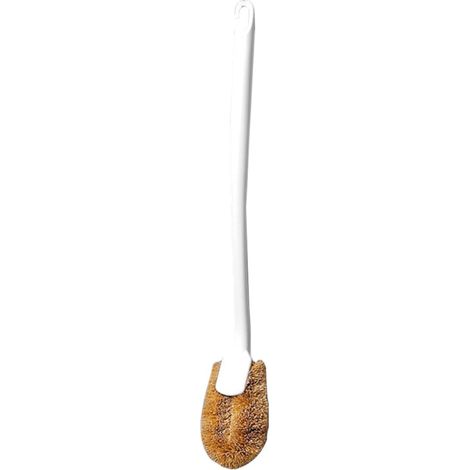 Brosse WC blanc, pour cuvette, salle de bain et entretien WC (1/5)