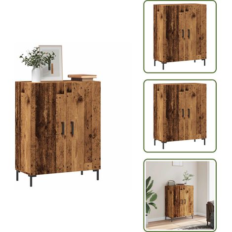 Sideboard Altholz-Optik 69,5x34x90 cm Holzwerkstoff - Sideboard - Sideboards - Buffetschrank - Schrank (1/5)