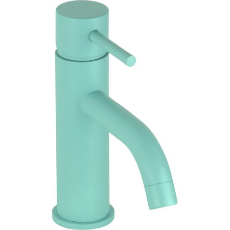 Runder Waschtischmischer in der Farbe Aquablau Pollini Jessy Color MXLAMCMMCA6  Wasserblau