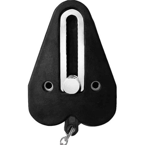 Serrure de porte portable double trou de sécurité porte casier serrures de verrouillage de voyage (1/3)