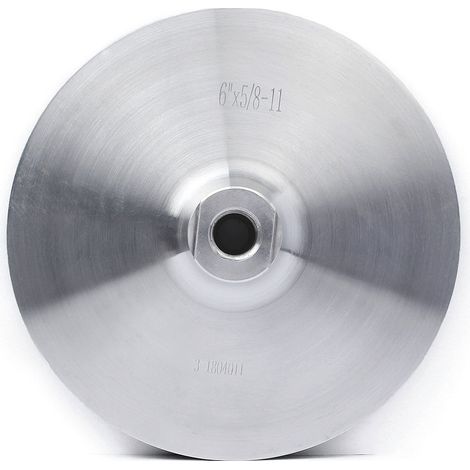 Support arrière en aluminium de 15,2 cm avec crochet et boucle pour meuleuse, ponceuse, tampons de polissage, pierre de 1,6 cm (1/5)