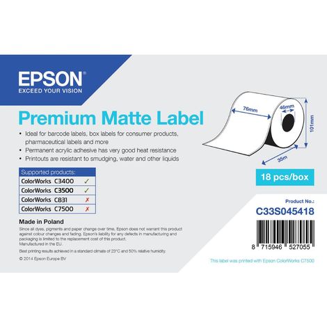 Rotolo di Carta Termica Epson C33S045418 (1 Unità) (1/2)
