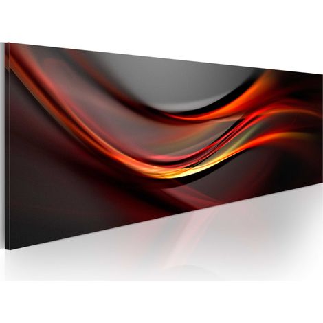 Tableau Imprimé "Amber Tide" 40 x 120 cm (1/2)