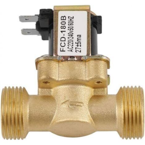 Zweiwege-Magnetventil G3/4 N/C, Spannung 220–240 V, feuchtigkeitsbeständiges Messing, Druckbereich 0,02–0,8 MPa – FCD-180B (1/5)