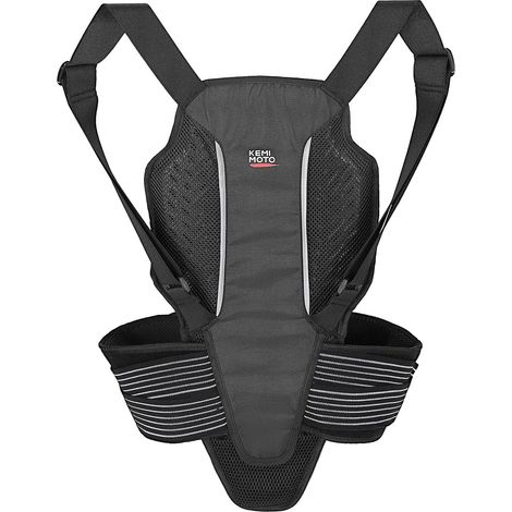 Protection Dorsale Moto CE, Support Détachable pour Colonne Vertébrale, Protection Dorsale Respirante avec Coussinets ESA pour Adultes Unisexe