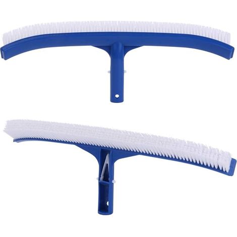 Brosse de nettoyage pour piscine, 45 cm, pour les parois, le fond, les marches et le carrelage, utilisation manuelle dans les spas, les lacs, les fontaines et les baignoires-AquaForge (1/4)