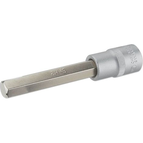 Bit-Stecknuss mit Innen-6-Kant für Hahnverlängerungen 1/2'' bis 65 mm Länge - für 1/2'' 4-Kant-Ratschenaufnahme (1/3)