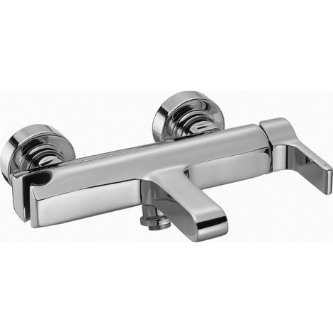 Mitigeur Robinet Thermostatique Bain/Douche JACOB DELAFON Singulier Mural Chrome - E10867-CP (1/3)
