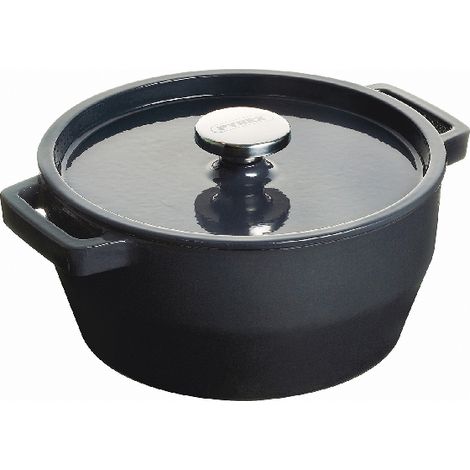 Pyrex Cocotte redonda de fundición gris 28 cm 6,3 litros