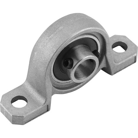 Palier auto-aligneur KP000 10mm en alliage de zinc avec roulement à billes inséré pour arbre métallique, support de fixation (1/5)