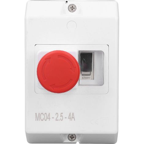 Disjoncteur moteur 2,5-4A, protection étanche IP55 pour charges inductives capacitives résistives 230 240V 400 415V 500V 690V