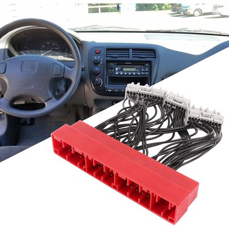 Adaptateur de faisceau de conversion OBD2B vers OBD1 pour calculateur Honda Civic 1999-2000 (1/5)