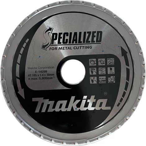 MAKITA E-14299 DISCO HM 185/30/38D METAL GRUESO (1/3)