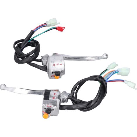 Motorrad-Trommelbremsaktuator 22 mm, links und rechts, Aluminium, silber, Ersatz für JH70 JH90 (1/5)