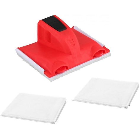Pinceau de finition pour bordures de peinture avec tampon à peinture --- (1/5)