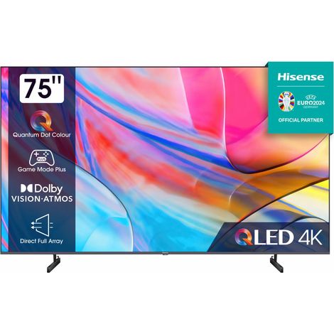 Hisense 75A79KQ TV 190,5 cm (75") 4K Ultra HD Smart TV Wifi Anthrazit 250 cd / sqm
