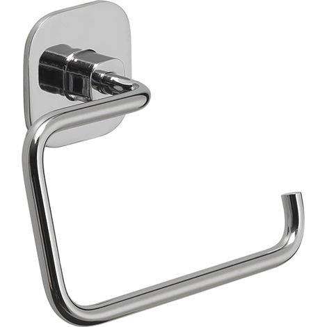 Gedy G-Teide Portarotolo Carta igienica, Misure: 10x13.2x4.5 CM, Porta Carta igienica in Acciaio Inox e Cromall, Finitura cromata, Incluso Biadesivo e Viti, Design R&S, 2 Anni di Garanzia (1/4)