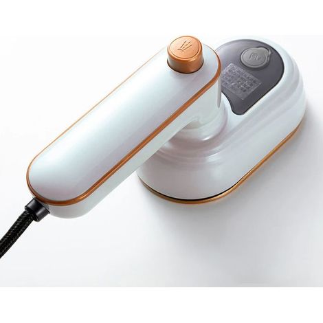 1 machine à repasser vapeur, panneau titane, 170 °C, mini vapeur portable pour vêtements et tissus délicats