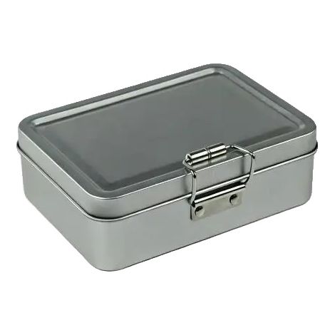 Scatola portaoggetti, design ermetico, struttura in metallo resistente, A1 (1/2)
