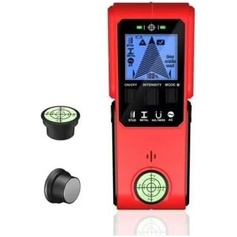 Stud Finder Wall Scanner, 5 in 1 Multi-functional Stud Locator with Microprocessor Chip and HD LCD Display for Center and Edge of Wood, AC Wire, Metal and Studs Detection (1/5)