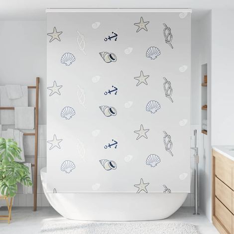 Store enrouleur de douche，Store à rouleau avec cassette largeur du tissu 146 cm CFW7050295 (1/5)