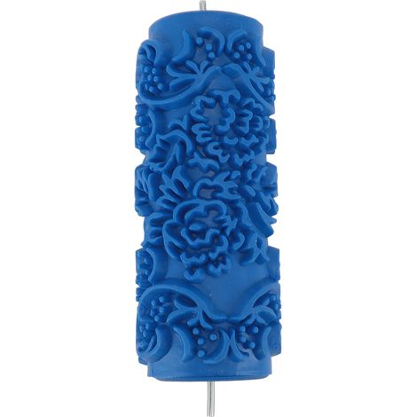Rouleau à peinture à motifs de 12,7 cm (5 pouces) pour décoration murale, rouleau texturé décoratif, rouleau en caoutchouc à texture gaufrée classique 090Y (1/5)