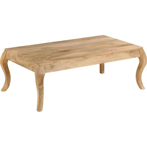 Couchtisch 110 x 60 x 40 cm Mangoholz Massiv vidaXL (1/5)