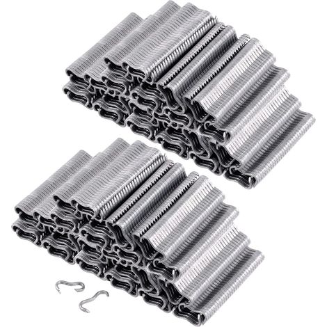 Lot de 3 000 clips M pour tissus d'ameublement - Agrafes M pour joints de porc de type M - Kit de fixation de clôture (1/5)
