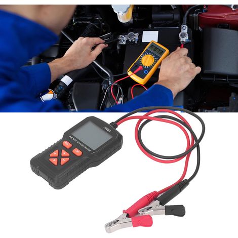 Testeur de batterie 3025A, testeur de batterie au plomb-acide, mesureur de résistance interne CCA, analyseur de batterie automobile, convient aux voitures, camions, bateaux, motos, SUV et navires (1/5)