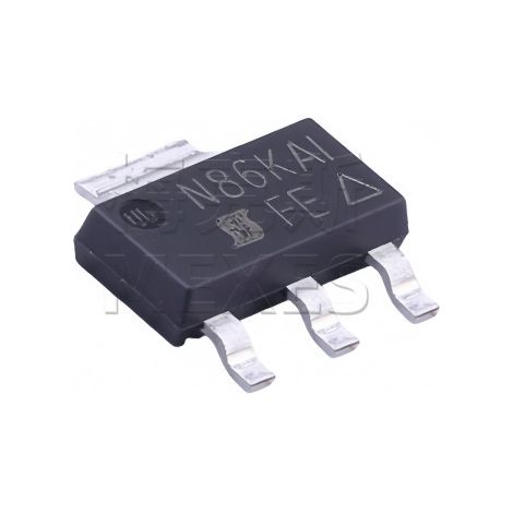 Vishay IRFL9014TRPBF SMD SOT-223-4 1.8A -60V P-channel MOSFET chip electronic component, 5 units available.
