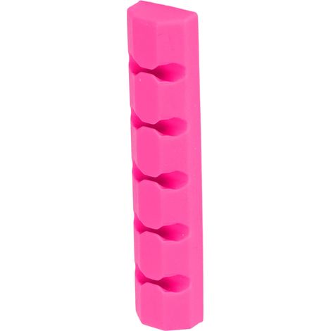 Organisateur de Fils pour Bureau - Rangement Câbles PC et Portable en Silicone Résistant - Accessoire de Bureau Multicolore (1/5)