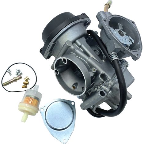 Carburateur compatible KSF KFX 400 et LTZ400 pour quad et ATV tout-terrain, pièce de rechange pour système d’alimentation. (1/5)