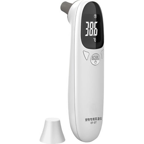 Veterinärthermometer, Dualmodus, LED-Anzeige, für Hunde und Katzen (1/5)
