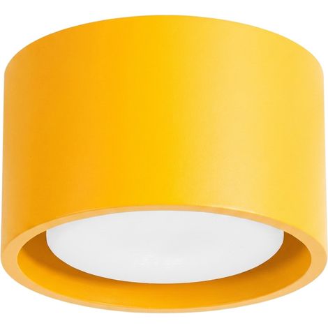 Deckenleuchten MODO gelb 1xGx53 10cm Aluminium Sollux (1/5)