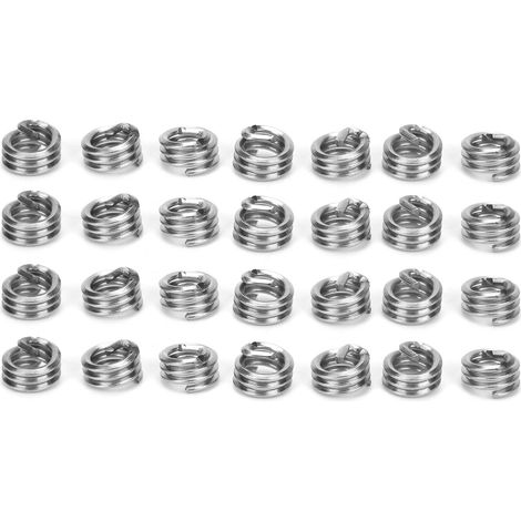 50 inserts filetés, gaines de protection pour câbles, outil de réparation, fixations, norme américaine 10-24 x 1D (1/5)