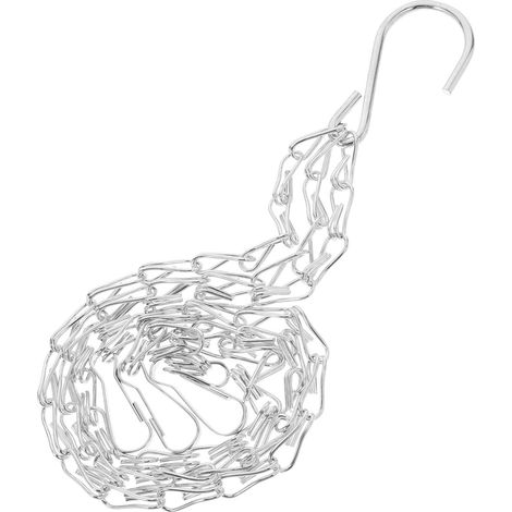 Hängende Pflanzkette aus Eisen mit Haken Dreiketten Design