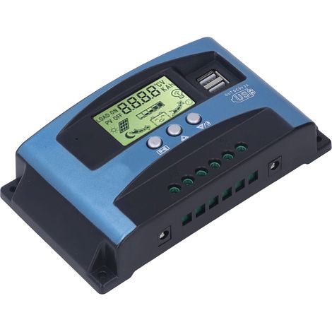 MPPT-Solar-Photovoltaik-Laderegler, automatischer LCD-Solar-PV-Laderegler, 40 A, 12 V, 24 V (1/5)