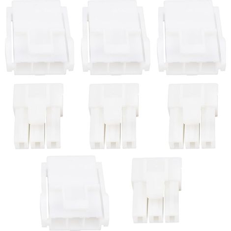 Lot de 4 Connecteurs Femelles Et Mâles 12 V - 230 V 3 Voies pour La Plupart des Camping-Cars Et Caravanes (1/5)