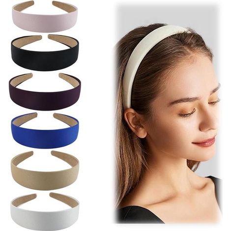 Diademas anchas para mujer: elegantes accesorios para el cabello disponibles en varios colores. (1/5)